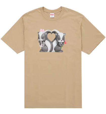 Supreme Skunk Tee Khaki - authentic Supreme product