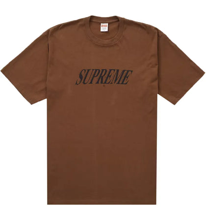 Supreme Slap Shot Tee Brown - authentic Supreme product