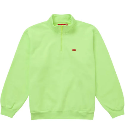 Supreme Small Box Half Zip Pullover Bright Green - authentic Supreme product