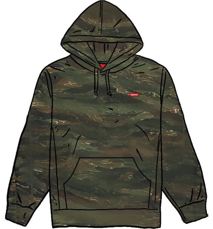 Supreme Small Box Hooded Sweatshirt Tigerstripe Camo - authentic Supreme apparel