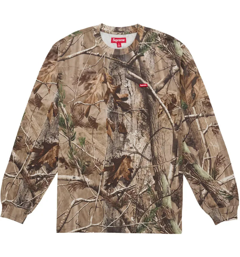 Supreme Small Box L/S Tee (FW25) Realtree Camo - vue 360