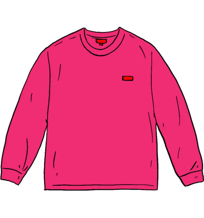 Supreme Small Box L/S Tee (SS21) Fuchsia - authentic Supreme product