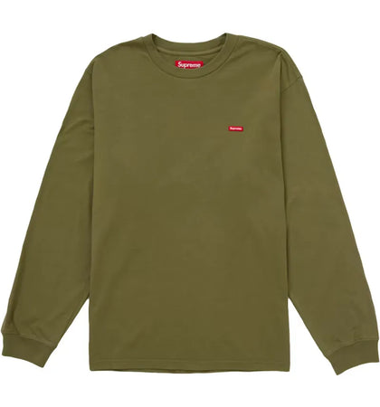 Supreme Small Box L/S Tee (SS25) Washed Olive - authentic Supreme product