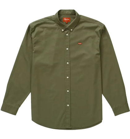 Supreme Small Box Shirt (FW22) Olive - authentic Supreme apparel