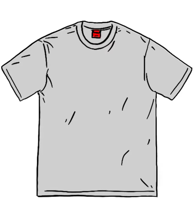 Supreme Small Box Tee (SS20) Heather Grey - vue 360