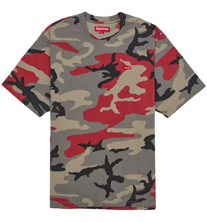Supreme Small Box Tee (SS26) Red Camo - authentic Supreme product