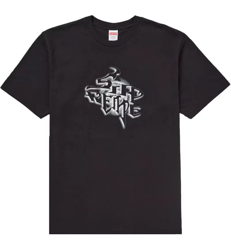 Supreme Smoke Tee (FW24) Black - vue 360
