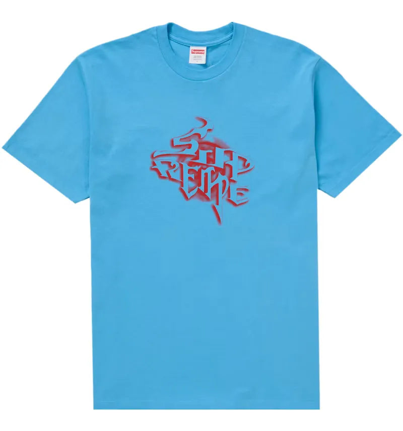 Supreme Smoke Tee (FW24) Bright Blue - vue 360
