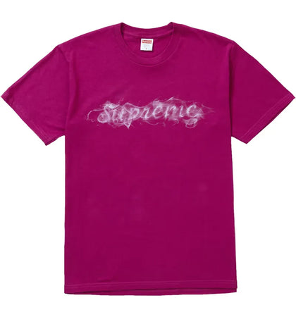 Supreme Smoke Tee Magenta - authentic Supreme product