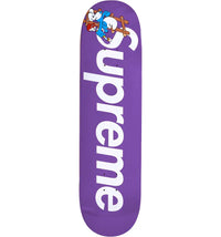 Supreme Smurfs Skateboard Purple