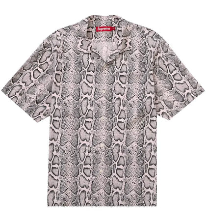 Supreme Snake S/S Shirt Pink - authentic Supreme apparel
