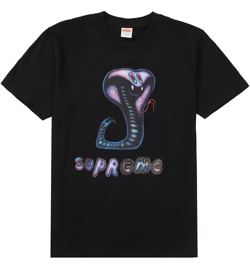 Supreme Snake Tee Black - vue 360