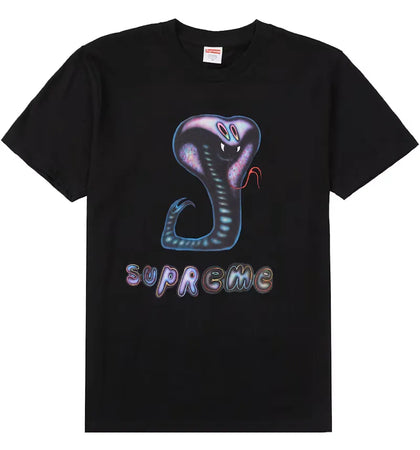 Supreme Snake Tee Black - authentic Supreme product