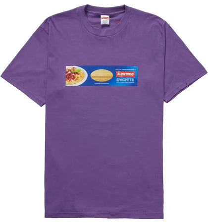Supreme Spaghetti Tee Purple - authentic Supreme product