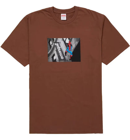 Supreme Spider-Man Tee Brown - authentic Supreme product