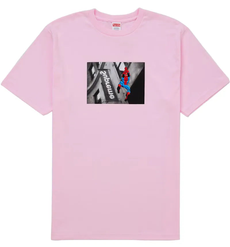 Supreme Spider-Man Tee Light Pink - vue 360
