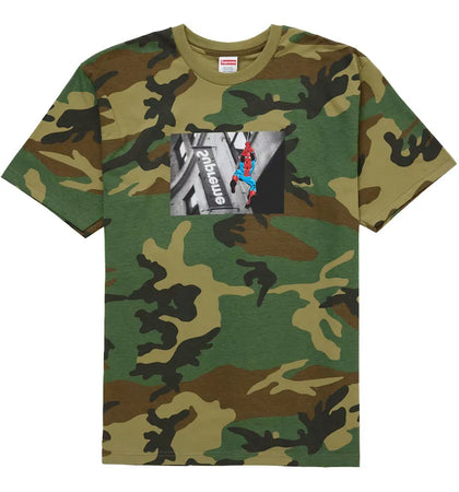 Supreme Spider-Man Tee Woodland Camo - authentic Supreme product
