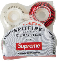 Supreme Spitfire Classic Wheels (Set of 4) Red 51MM