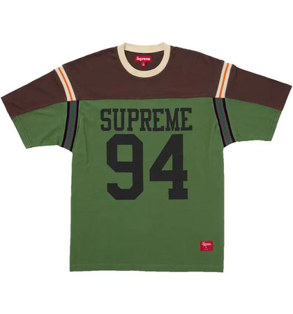 Supreme Split S/S Football Top Green - authentic Supreme product