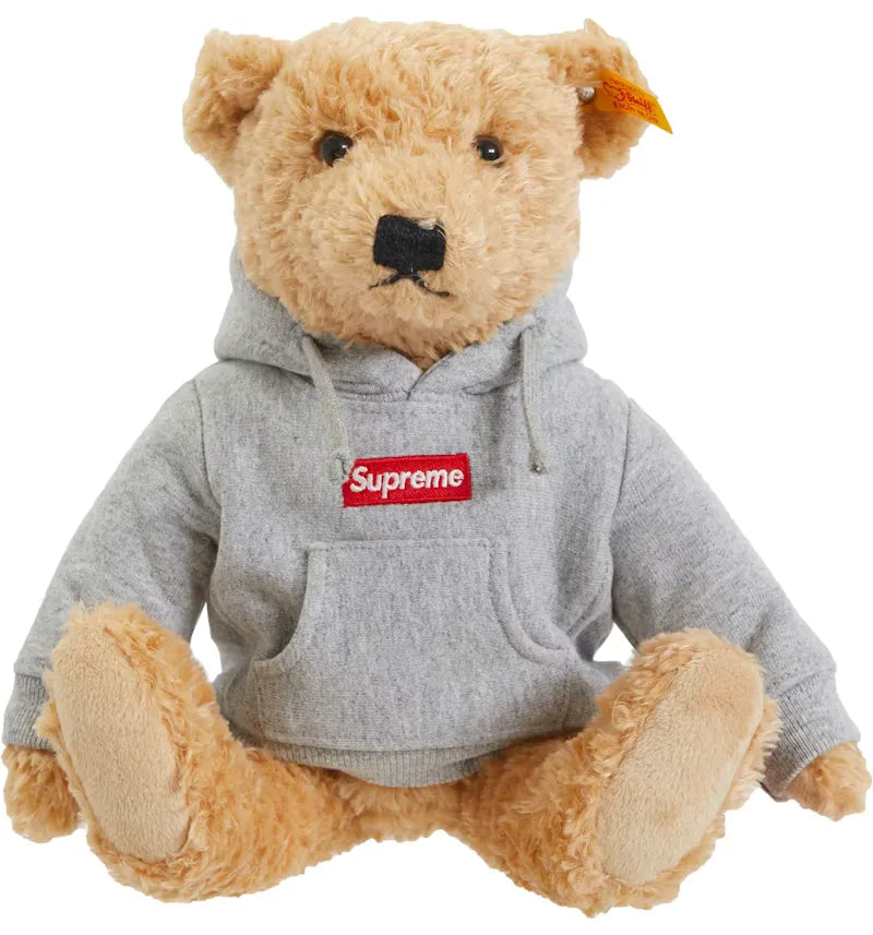 Supreme Steiff Bear Heather Grey - vue 360