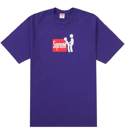 Supreme Stick Tee Purple - authentic Supreme product