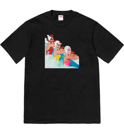Supreme Swimmers Tee Black - authentic Supreme product