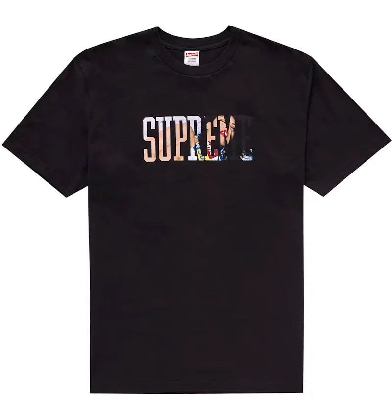 Supreme Tera Patrick Collegiate Tee Black - vue 360