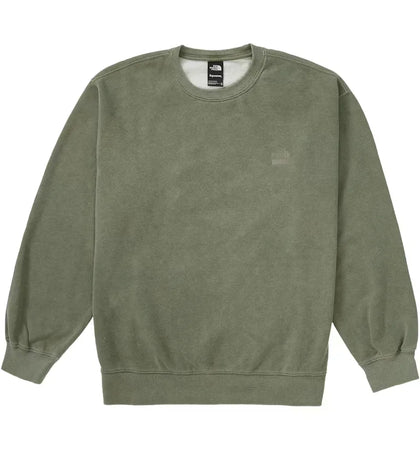 Supreme The North Face Pigment Printed Crewneck Olive - authentic Supreme product