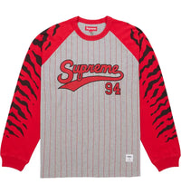 Supreme Tiger Raglan L/S Top Grey