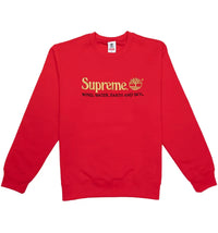 Supreme Timberland Crewneck Red