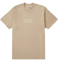 Supreme Tonal Box Logo Tee Khaki