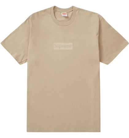 Supreme Tonal Box Logo Tee Khaki - authentic Supreme product
