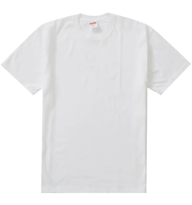 Supreme Tonal Box Logo Tee White - vue 360