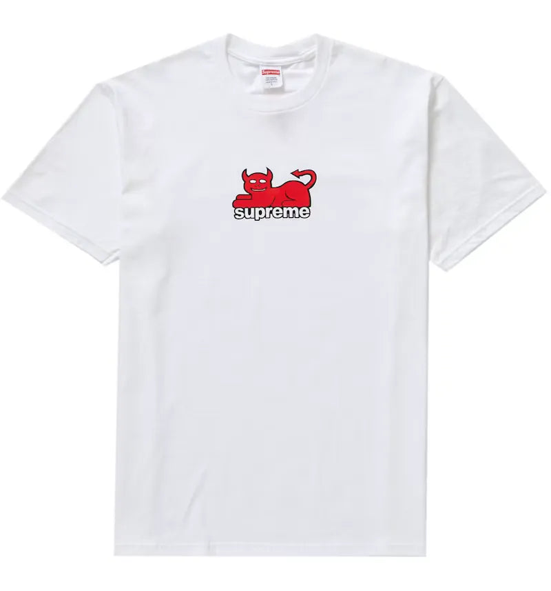 Supreme Toy Machine Devil Cat Tee White - vue 360