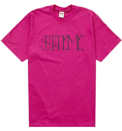 Supreme Trademark Tee Magenta - authentic Supreme product