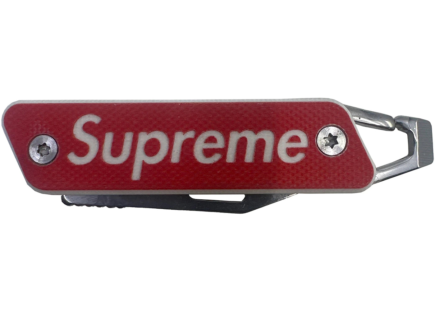 Supreme TRUE Modern Keychain Knife Red - vue secondaire B