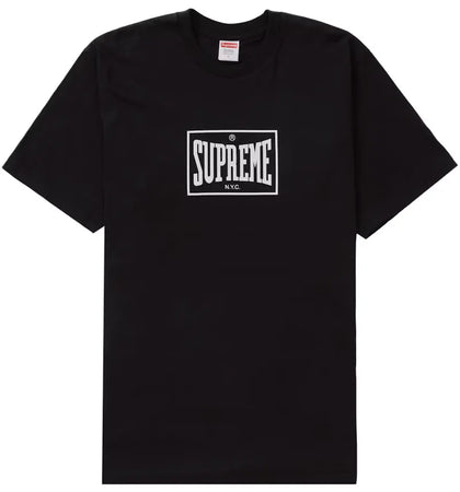 Supreme Warm Up Tee Black - authentic Supreme product