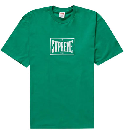 Supreme Warm Up Tee Green - authentic Supreme product