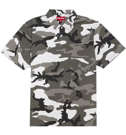 Supreme Washed Camo Polo Snow Camo - authentic Supreme product