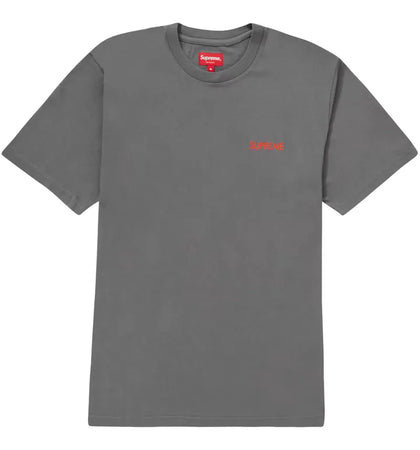 Supreme Washed Capital S/S Top Grey - authentic Supreme product