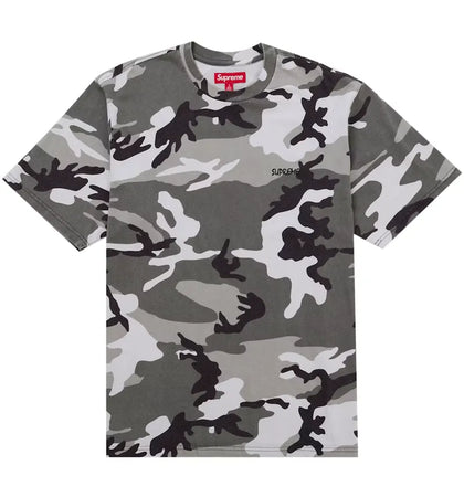 Supreme Washed S/S Top Snow Camo - authentic Supreme product