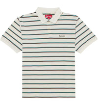 Supreme Washed Stripe Polo White