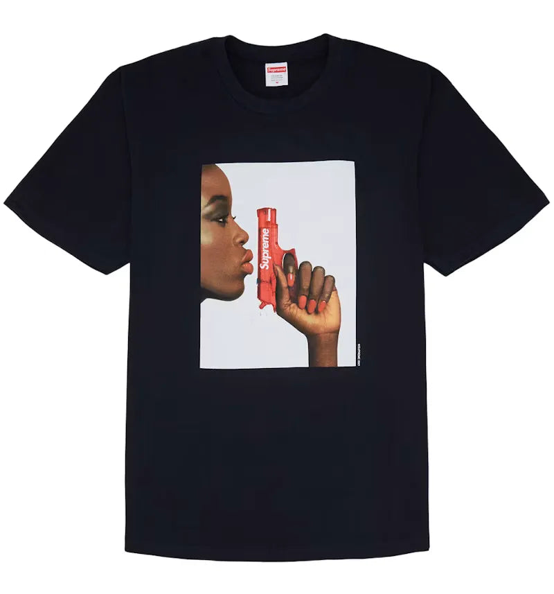 Supreme Water Pistol Tee Navy - vue 360