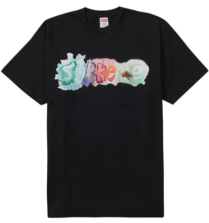 Supreme Watercolor Tee Black - authentic Supreme product