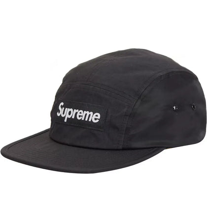 Supreme Waxed Ripstop Camp Cap Black - authentic Supreme product