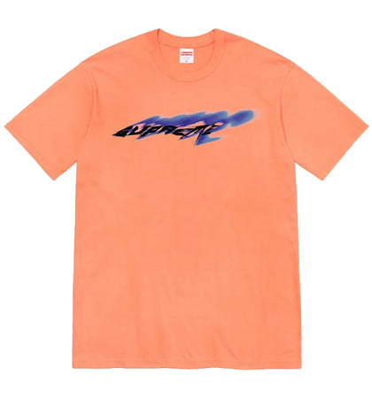 Supreme Wind Tee Peach/Purple - authentic Supreme product