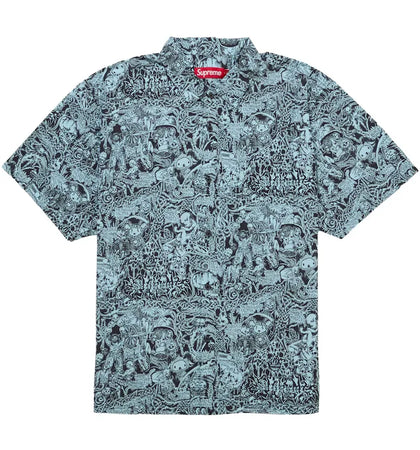 Supreme Wombat S/S Shirt Blue - authentic Supreme apparel