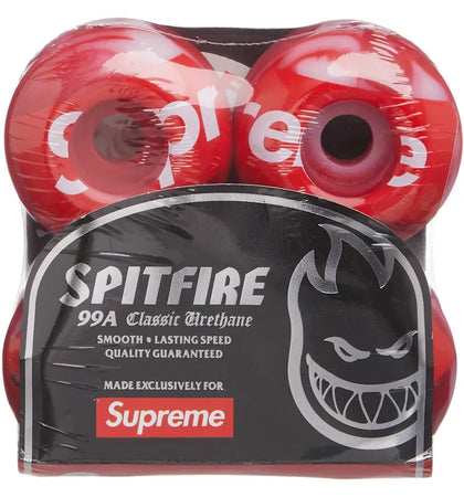 Supreme x Spitfire Shop Logo Wheels Red - authentic Supreme product