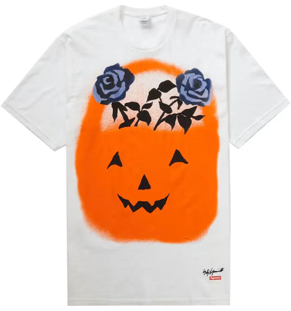 Supreme Yohji Yamamoto Pumpkin Tee White - authentic Supreme product