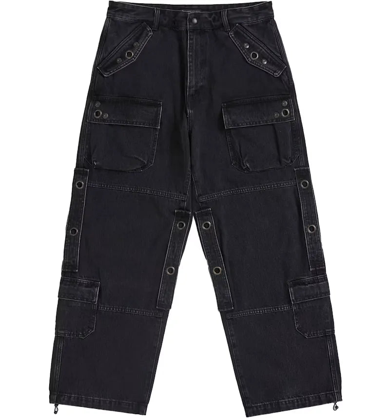 Supreme Y's by Yohji Yamamoto Denim Utility Pant Black - vue 360
